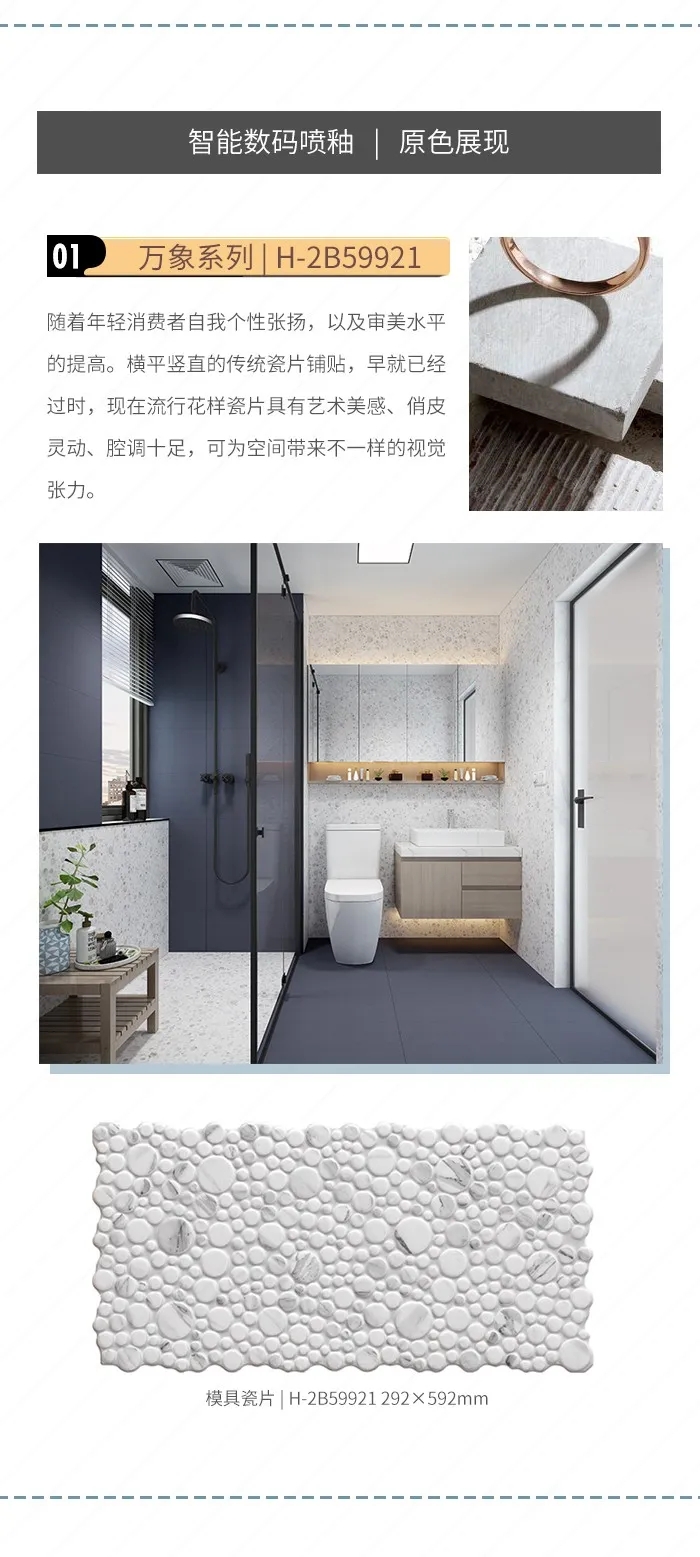 腾博会官网万象系列瓷片先容一