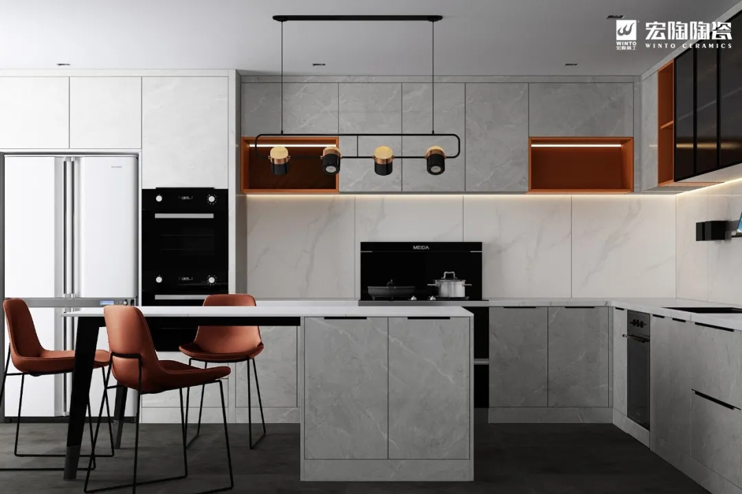 腾博会官网和璧岩通体大理石瓷砖效果图四