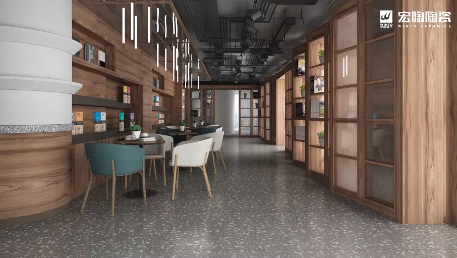 腾博会官网缎光釉TG80176装修效果图