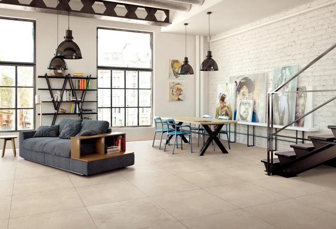 腾博会官网和地砖混搭“家庭焦点区“ 