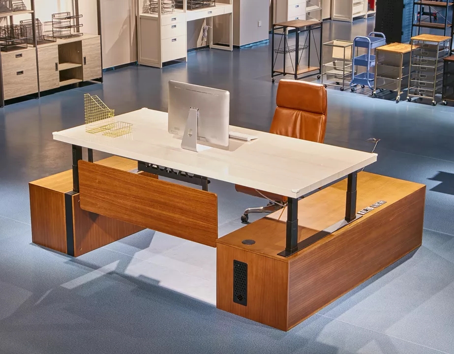 腾博会官网地砖混搭办公区