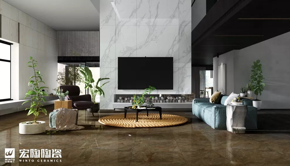 腾博会官网通体瓷砖和地砖效果图