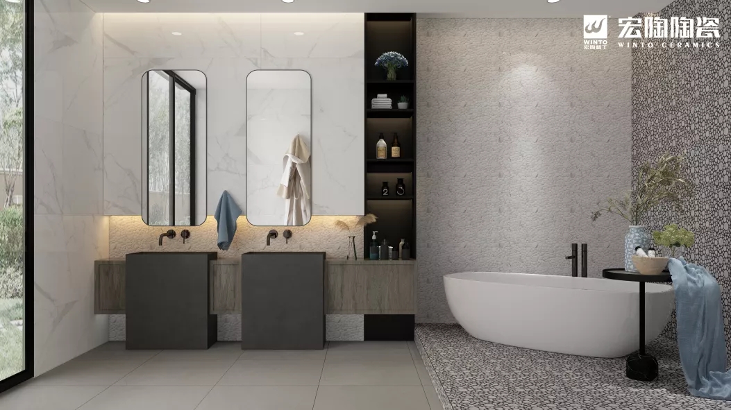 腾博会官网是非根+普佩斯瓷砖地砖装修效果图