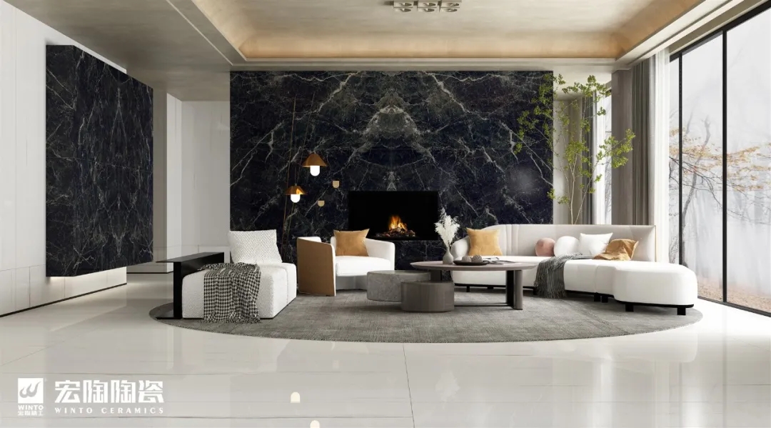 9-TPG2412A005腾博会官网岩板瓷砖装修效果图