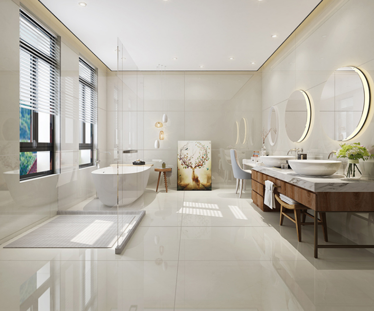 腾博会官网陶瓷大板地砖装修效果图