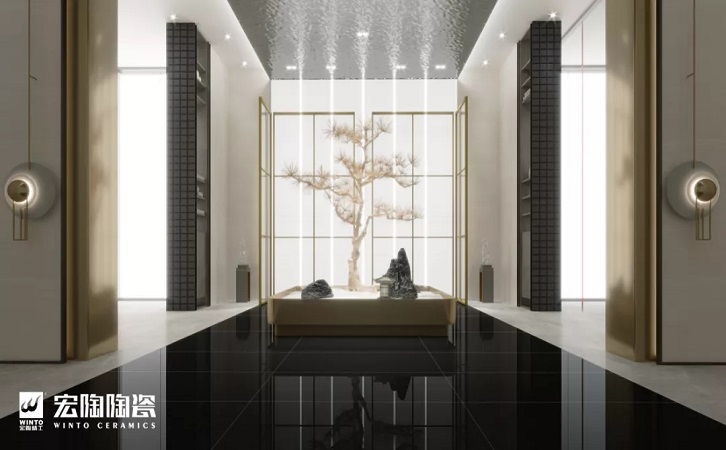 腾博会官网陶瓷品牌陶瓷大板装修效果图