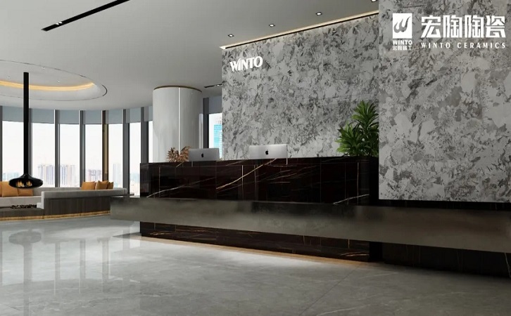 腾博会官网陶瓷大板地砖装修效果图