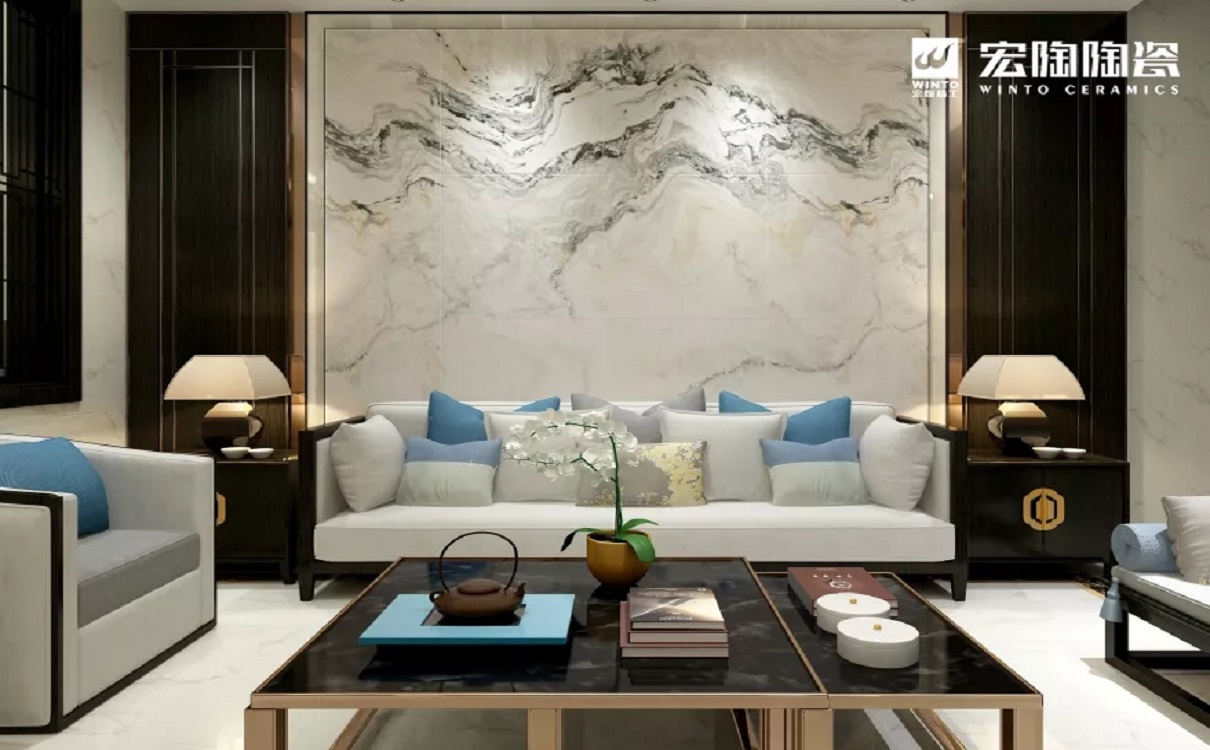 腾博会官网客厅地砖装修效果