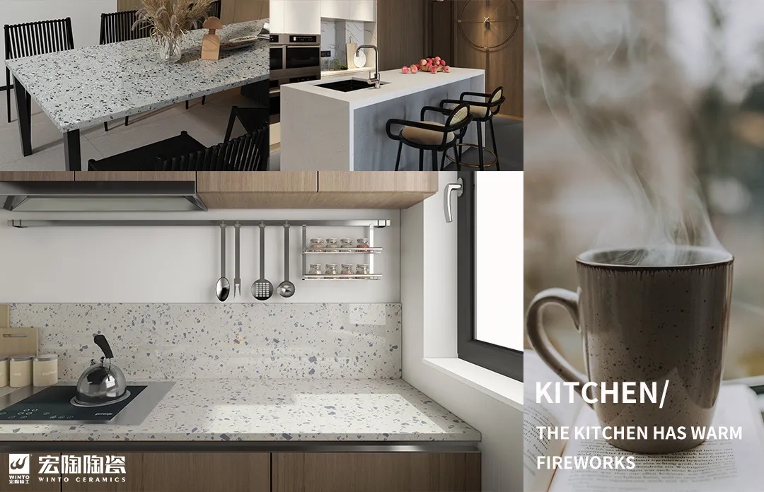 腾博会官网岩板智控平移岛台桌图片