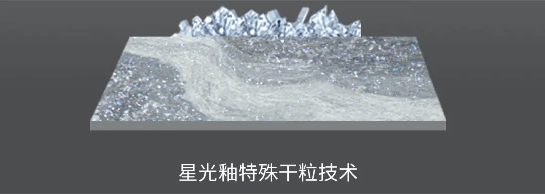 腾博会官网岩板星光釉手艺