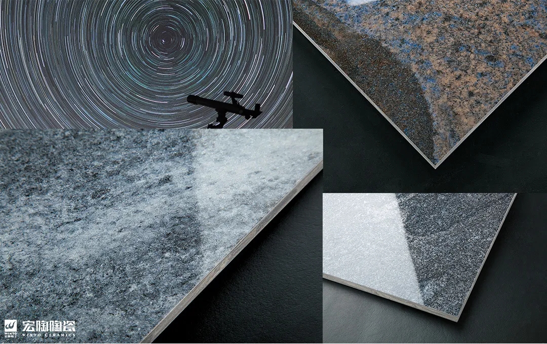 腾博会官网闪光干粒岩板