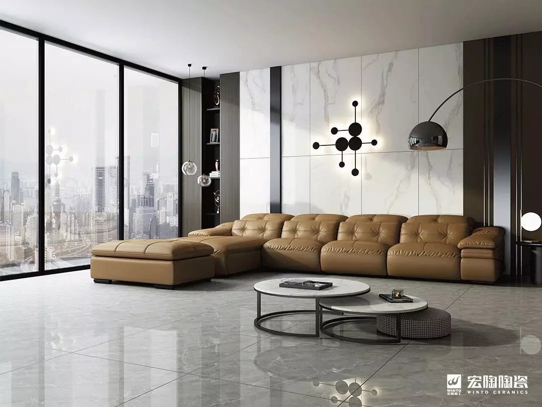 腾博会官网地砖差别气概的书房装修效果图