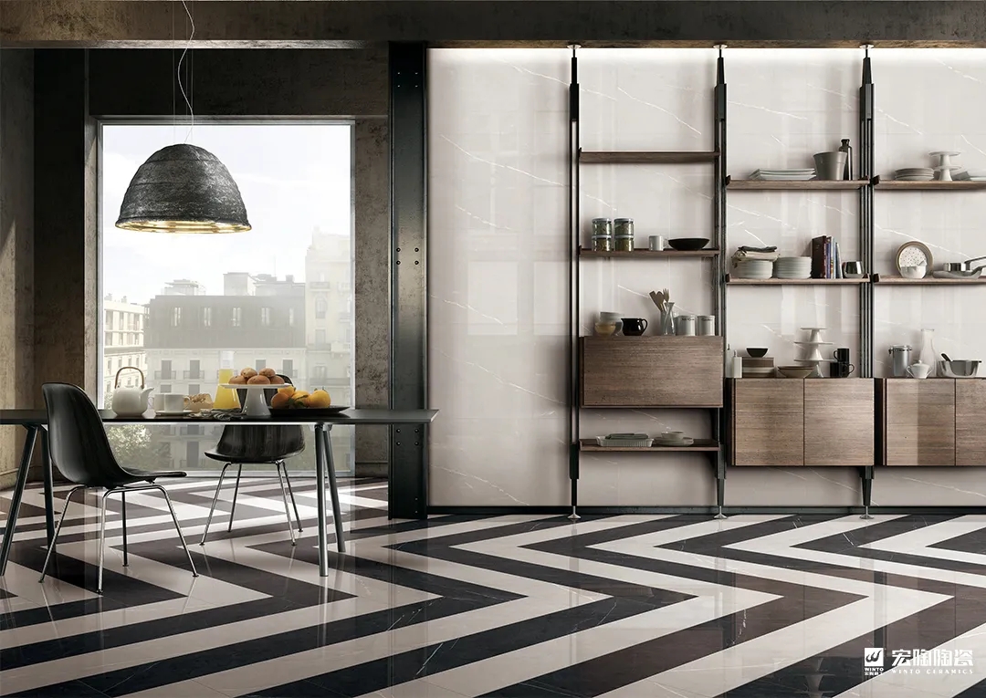 腾博会官网陶瓷是非根 600×1200mm瓷砖地砖装修效果图