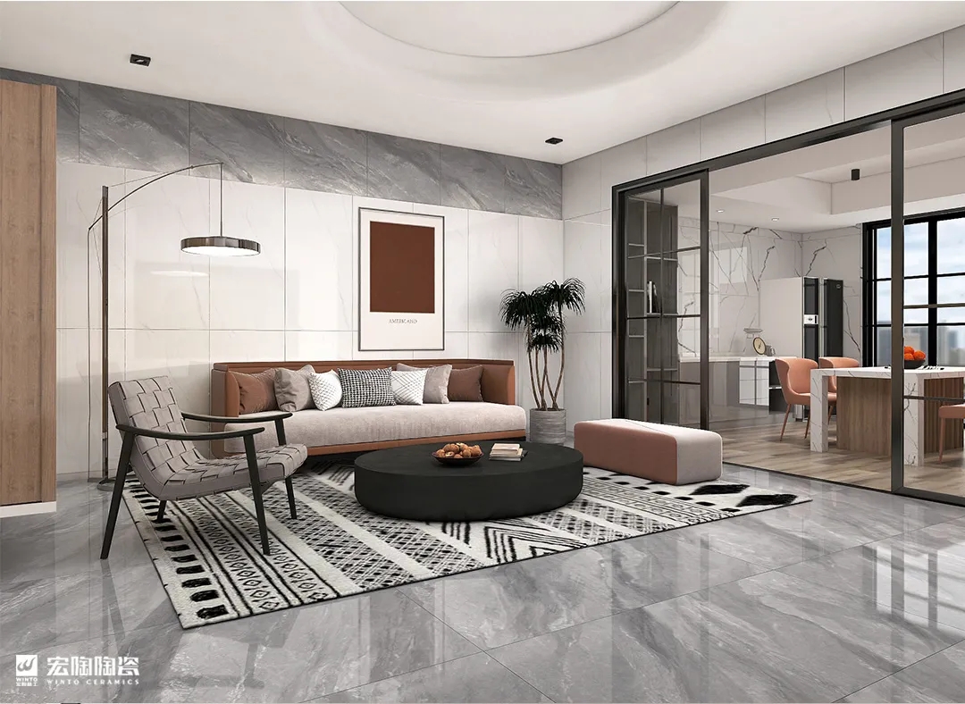 腾博会官网TPGR26017(600x1200mm)凝脂白瓷砖地砖