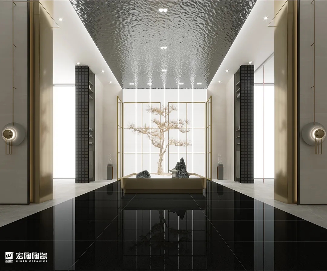 腾博会官网TPG26235欧亚灰600x1200mm瓷砖地砖装修效果图