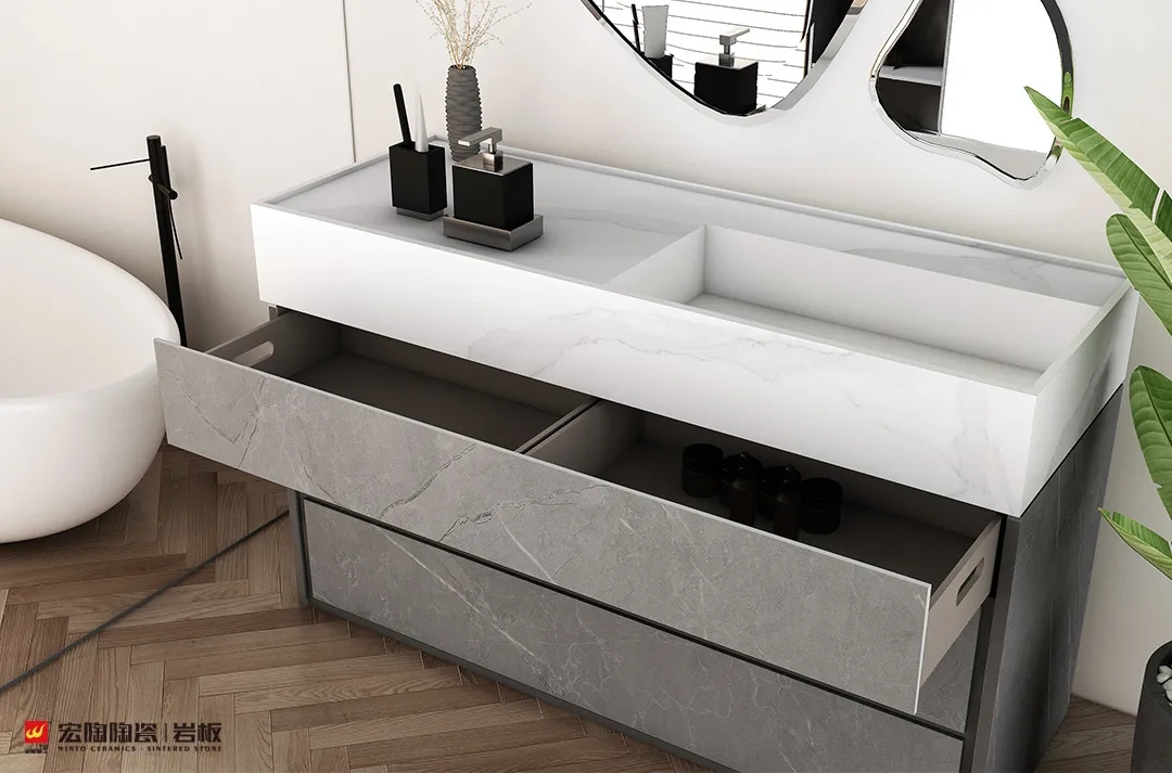 腾博会官网岩板洗手间效果图