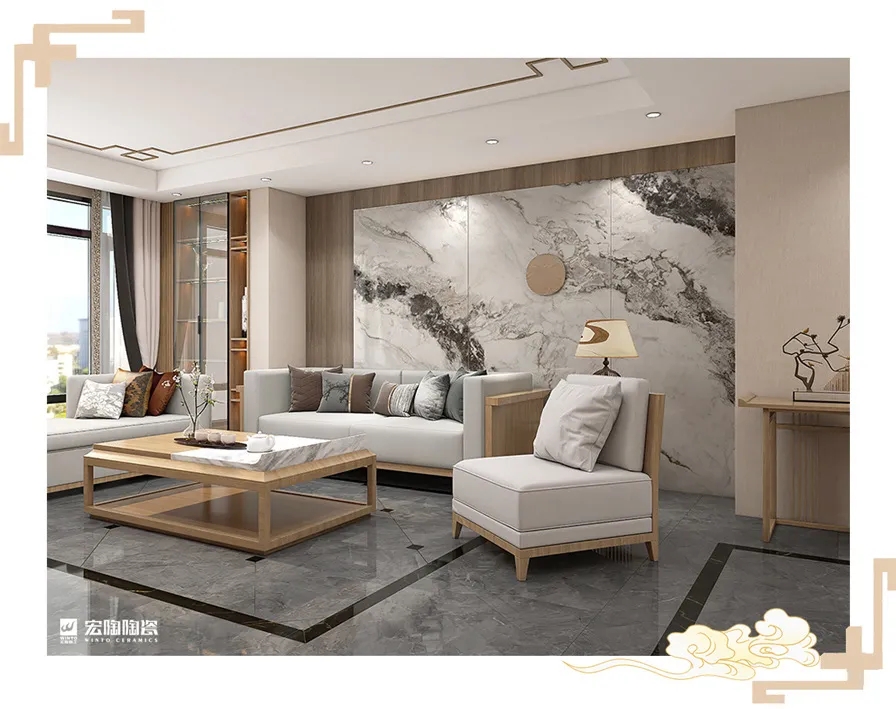 腾博会官网岩板9-TPG2712A023ABC+TPG80227客厅空间装修效果图