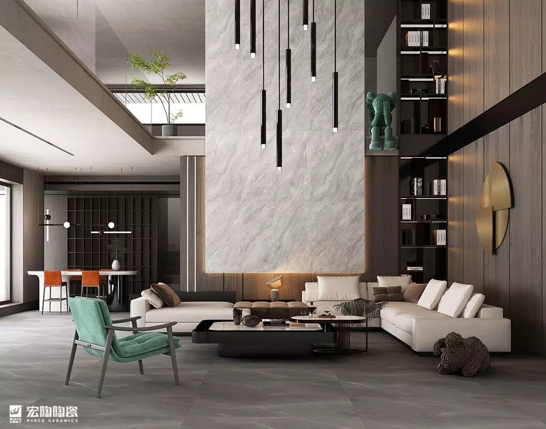 腾博会官网云中灰TPEBM157004 瓷砖地砖装修效果图