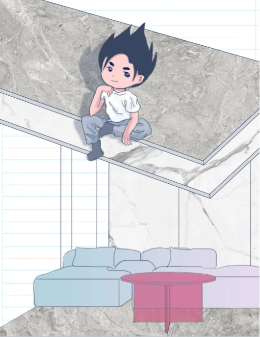 腾博会官网地砖和瓷砖卡通形象图