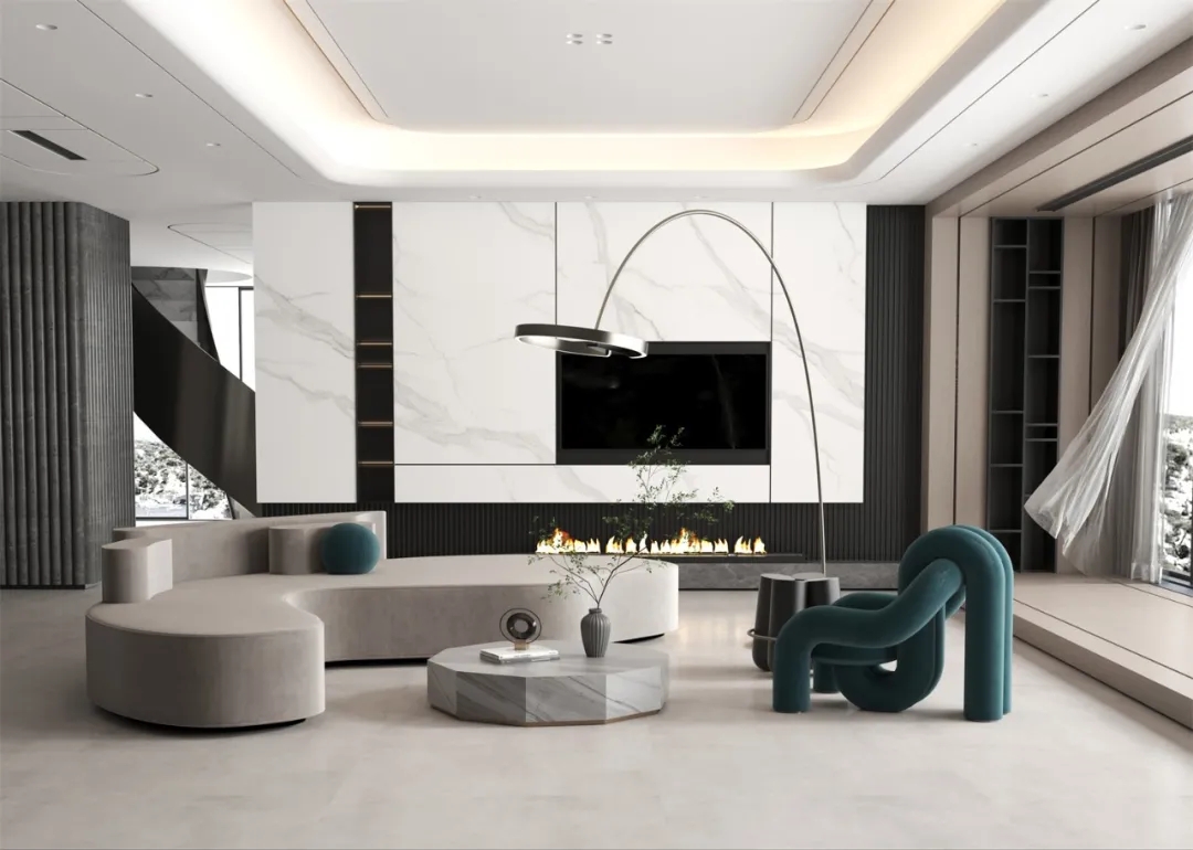 腾博会官网1200x2400mm大规格全岩密缝铺效果图