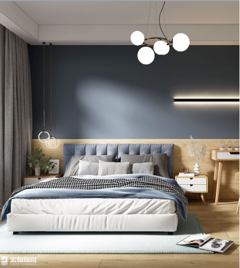 腾博会官网陶瓷质感砖烟雨灰效果图