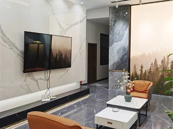 腾博会官网地砖现代简约风客厅装修效果图