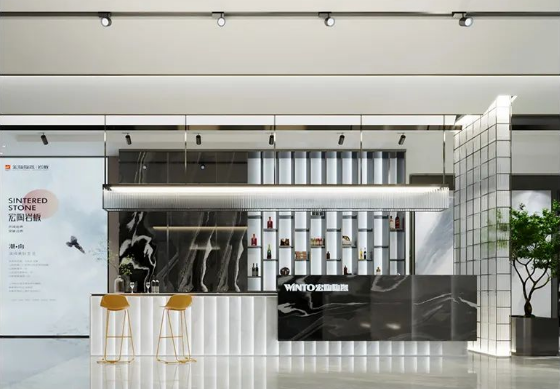 腾博会官网地砖专卖店效果图