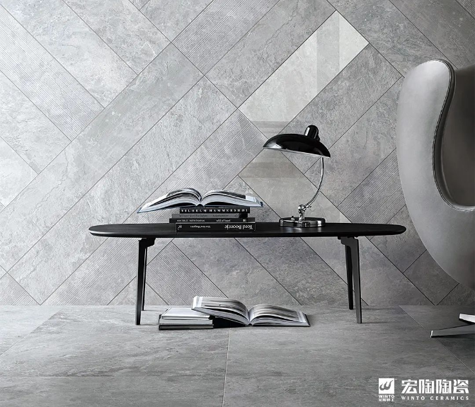 腾博会官网地砖万象系列古堡灰效果图