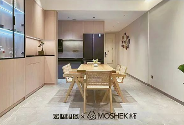 腾博会官网缎光系列TG157187 安卡斯灰餐厅效果图