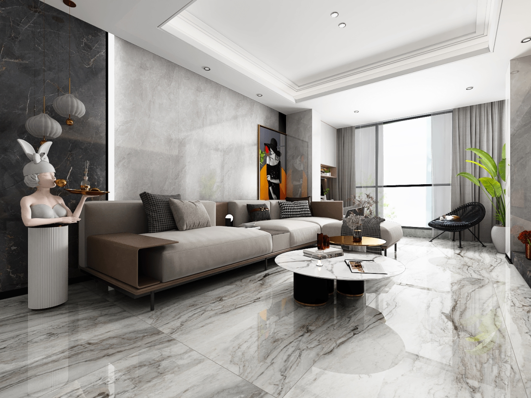 腾博会官网客厅瓷砖装修效果图