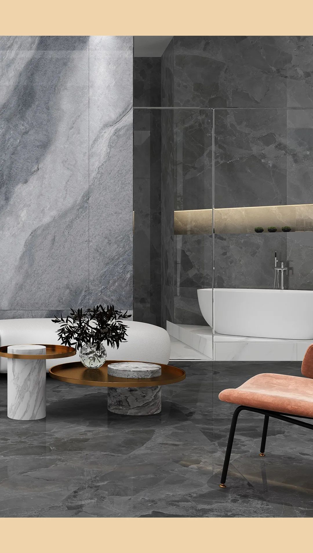  腾博会官网TPGMW157037安塔利亚灰康健净界砖效果图