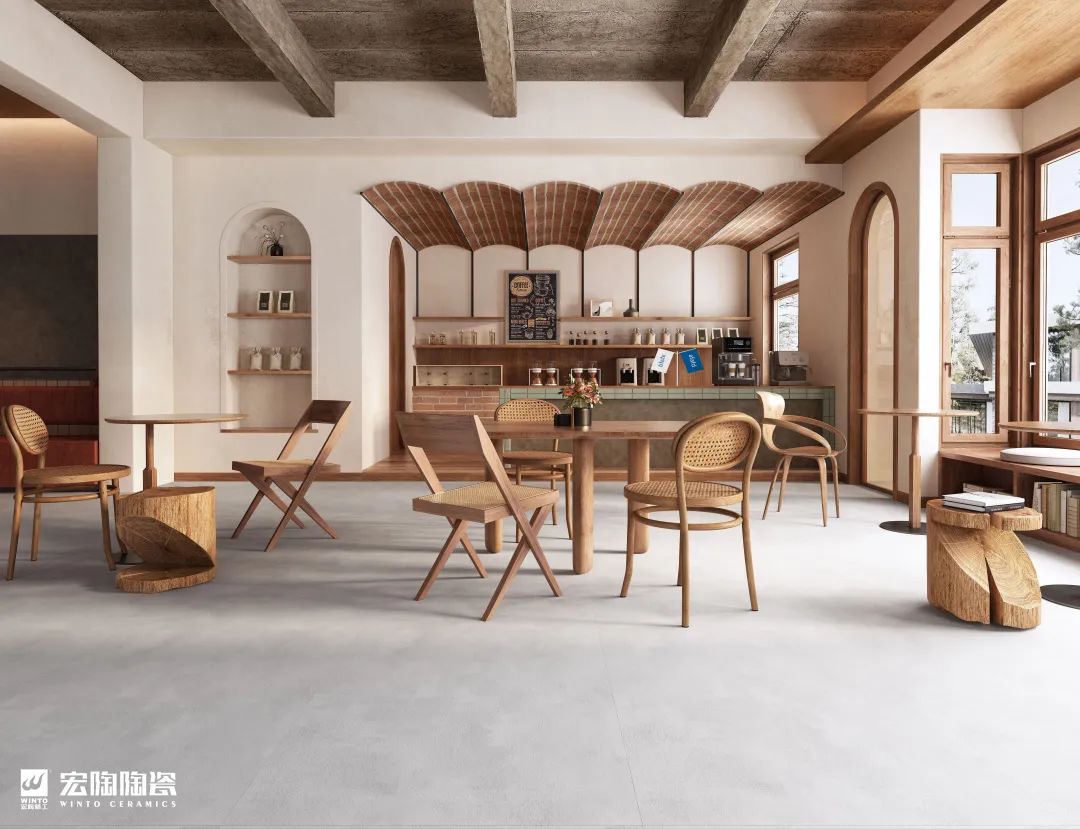 腾博会官网750x1500mm天缥灰TG157208质感砖效果图